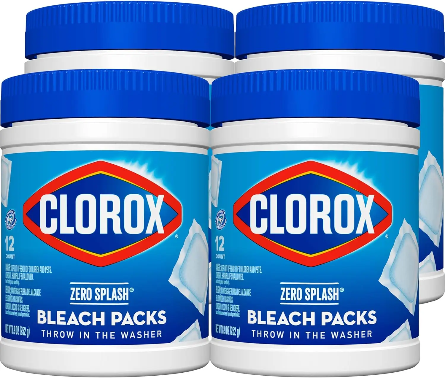 Control Bleach Packs Regular Laundry Packs, 12 Count