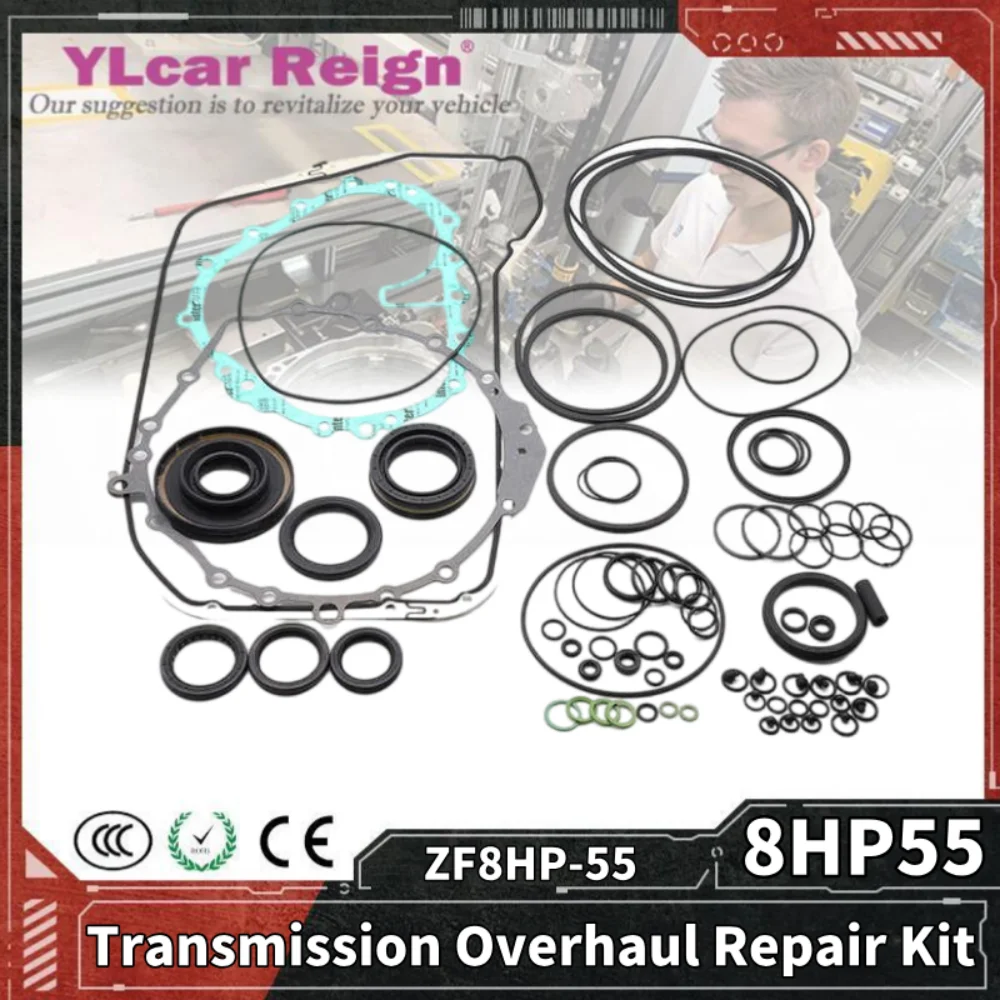 

8HP55 ZF8HP-55 0BK Automatic Transmission Gearbox Overhaul Rebuild Repair Kit Seals Gasket Fit O-rings for Audi A7 A6 A8 Q5 BMW