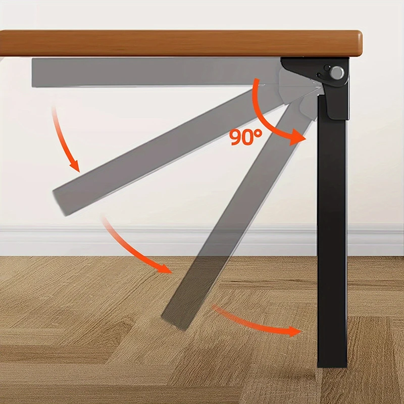 1pc Size selectable Heavy Duty Metal Folding Table Leg - Versatile Replacement for Laptop, Coffee & Camping Table