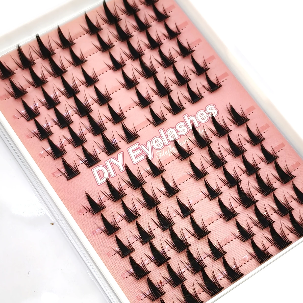 MANGA LASHES 12 filas de pestañas postizas mezcla Natural DIY suministros de extensión pestañas racimo Multi estilo fusión maquillaje profesional