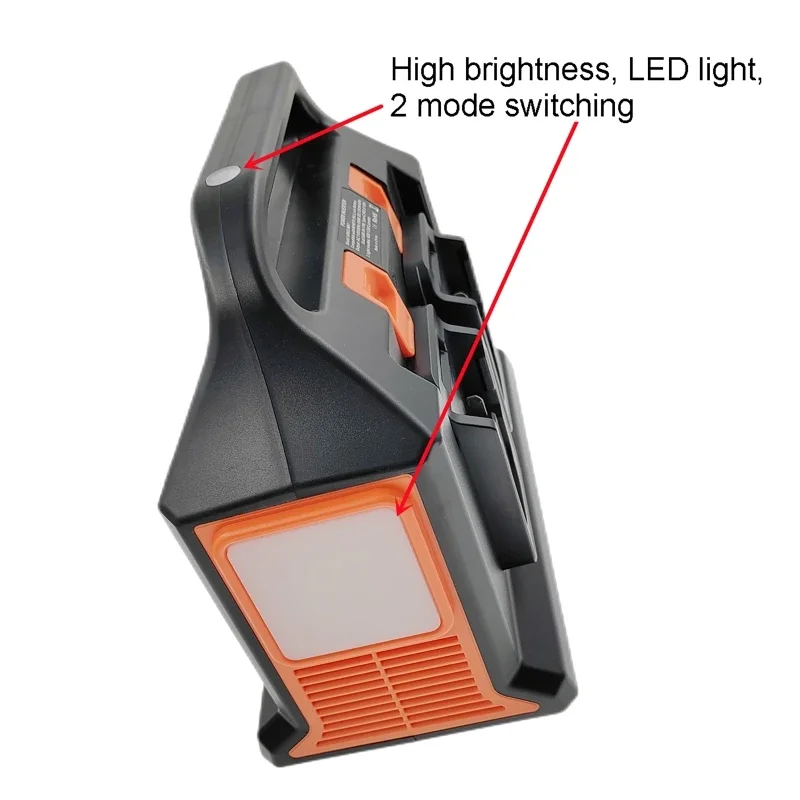 Inverter a onda sinusoidale da esterno per batteria makita Milwaukee 18V a AC 110V/220V USB PD3.0 convertitore Tpye-C Power Bank con luce a Led