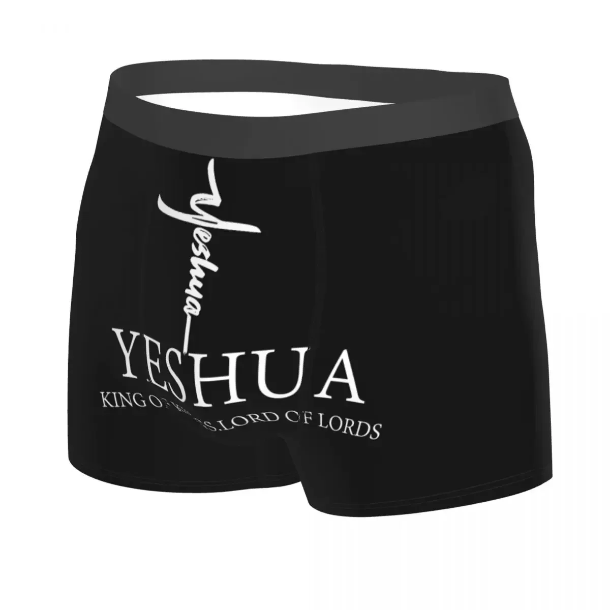 Yeshua Christian Underwear Male Print Customized Religion Faith Boxer Shorts Panties Briefs Breathable Underpants