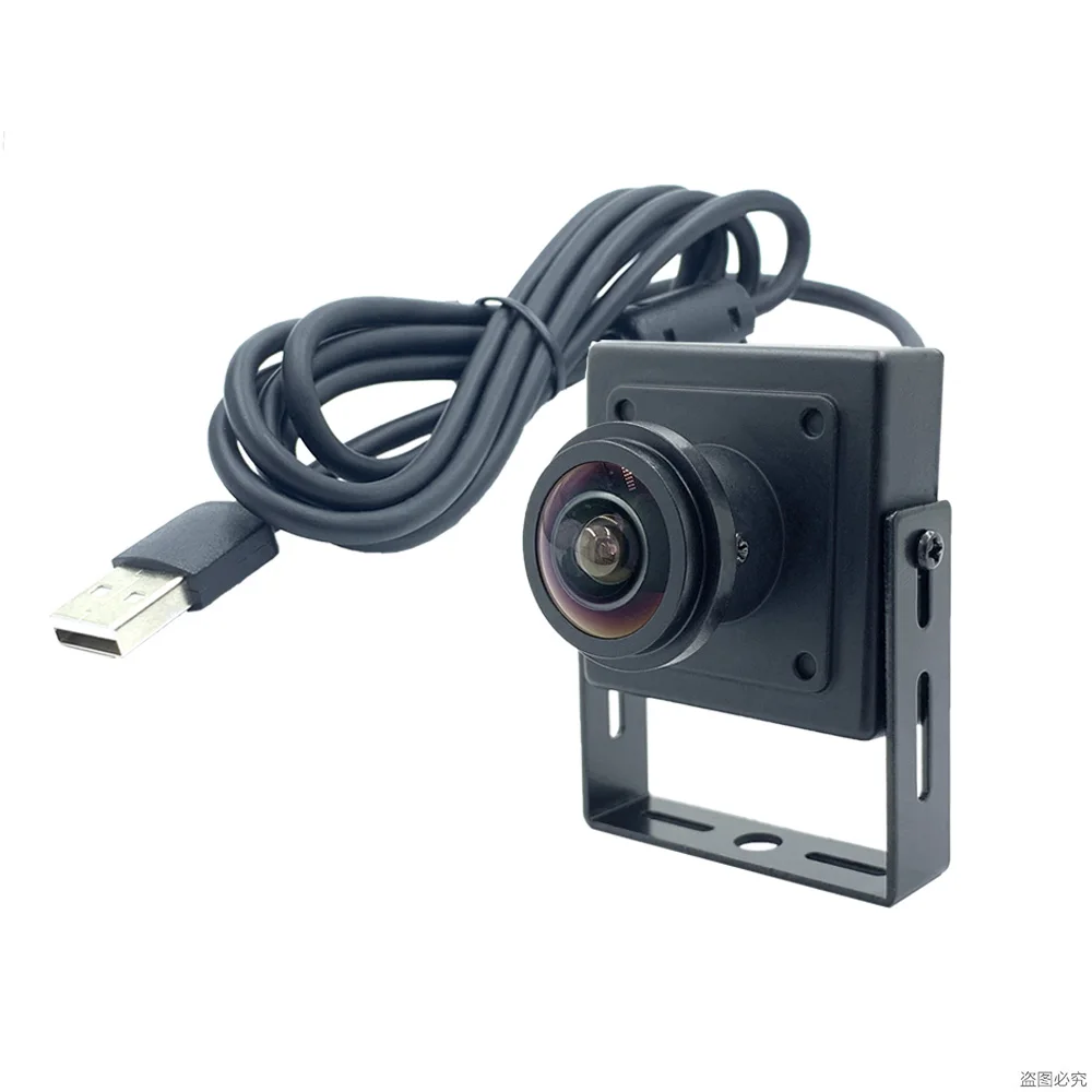 

Wide Angle Color USB Camera With 1.7mm Fisheye Len 2MP 1920*1080 1/2.7" CMOS Camera for ATM Kiosk Intelligent Machine