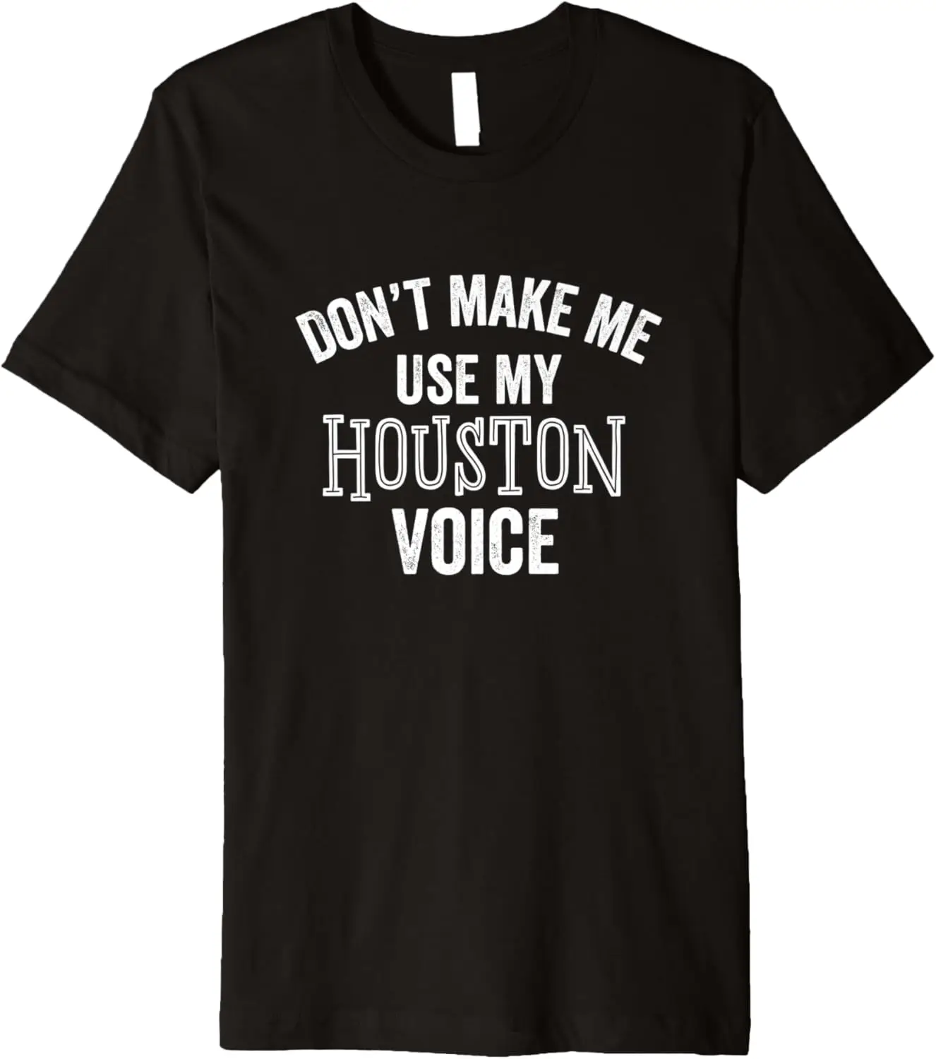 

Забавная футболка премиум-класса с южным техасским акцентом Houston Texas Voice