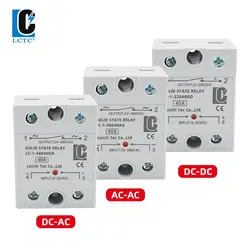 SSR DC AC DC AC AC tek fazlı katı hal röle 10DD 25DD 40DD 4080da 100AA 120AA