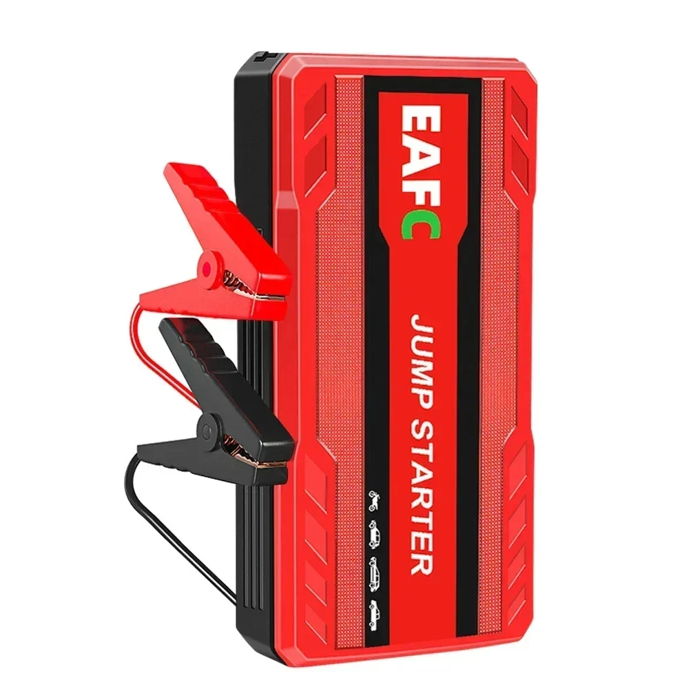 EAFC Auto Jump Starter Power Bank Auto Batterij Starter 600A12V Auto Startapparaat met LED Licht Voor Auto Batterij Booster Buster