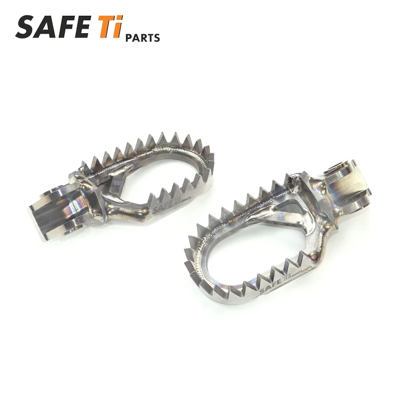 Motorcycle lower move back Pedal For KTM 790 ADV 10mm BACK+5mm DOWN Titanium Alloy Footpegs