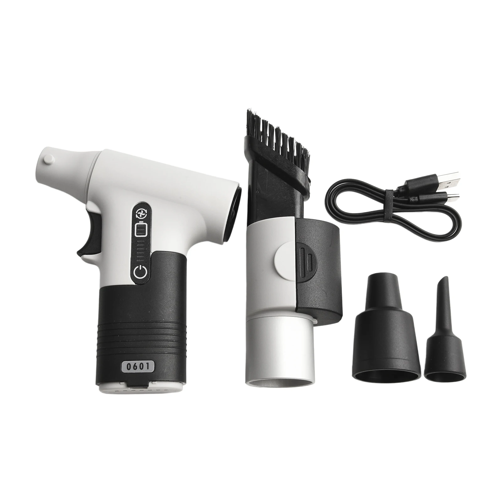 

Portable High Power Turbo Fan Blower Handheld Vacuum Cleaner Adjustable Speed With Suction Blowing Functions For Home Workshop