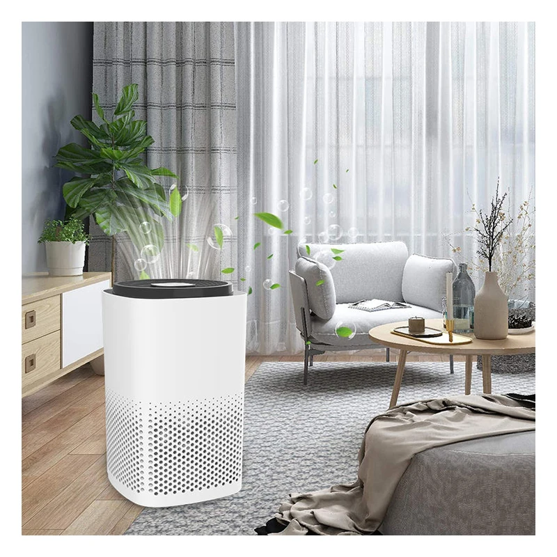 

Hot Sale Desktop Smart Home Air Cleaning Air Cleaner Mini Mobile Uv H14 Hepa Filter Air Purifier Portable