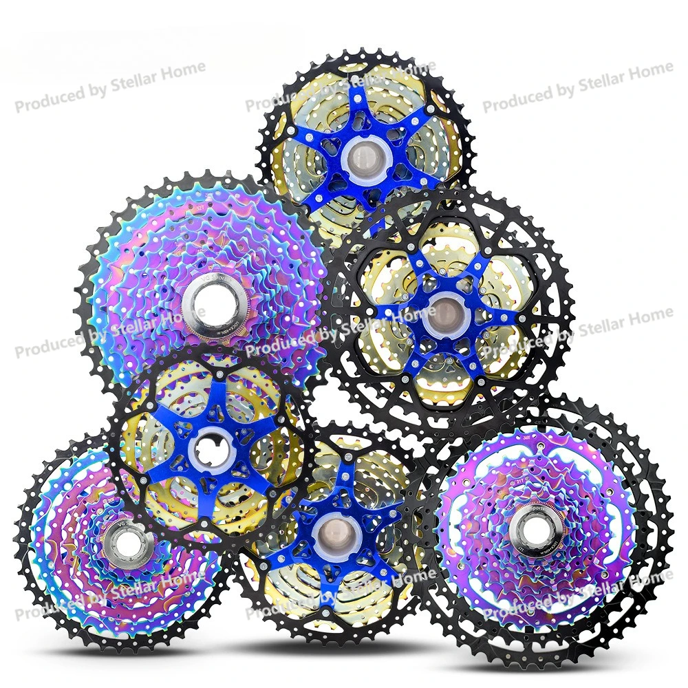 For VG SPORTS 8/9/10/11/12 Speed Lightweight Colorful Mountain Bike Cassette Flywheel Split 12 Speed 50