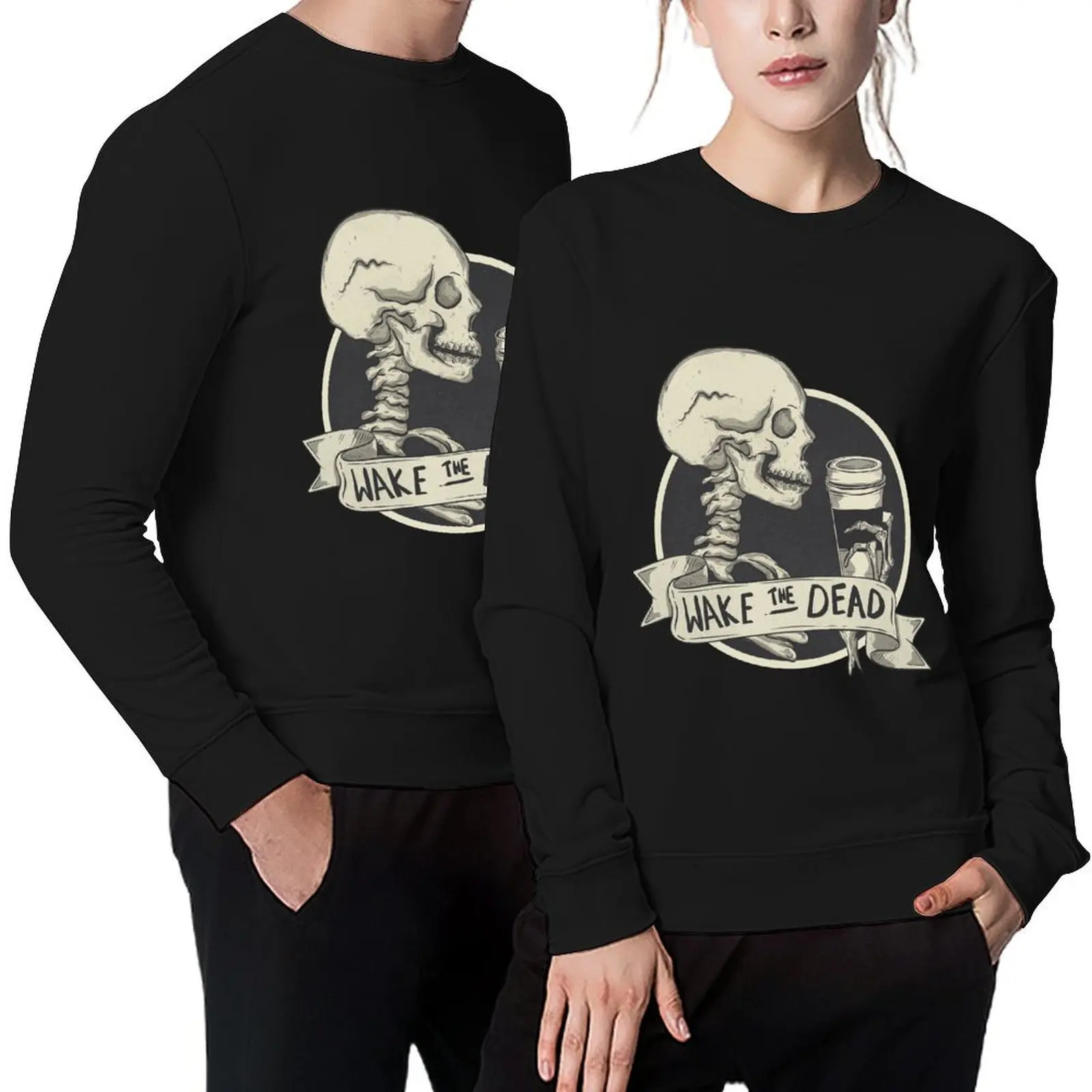 

Wake the dead Pullover korean style clothes tracksuits men's sweat-shirt men clothing sweatshirts