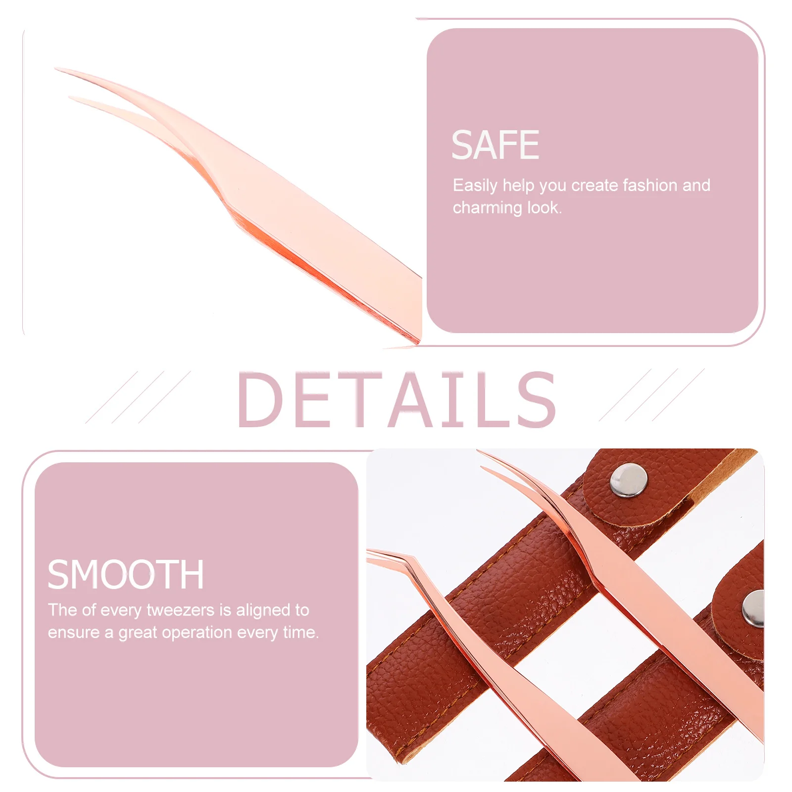 4 قطعة مجموعة ملاقط الحاجب الفولاذ المقاوم للصدأ الرموش ماكياج أداة الدقة لاش الملقط ل رمش تمديد الرموش وهمية