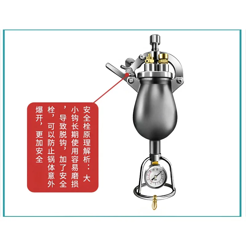 for Traditional Hand Crank Popcorn Maker Mini Household Grain Puffing Machine