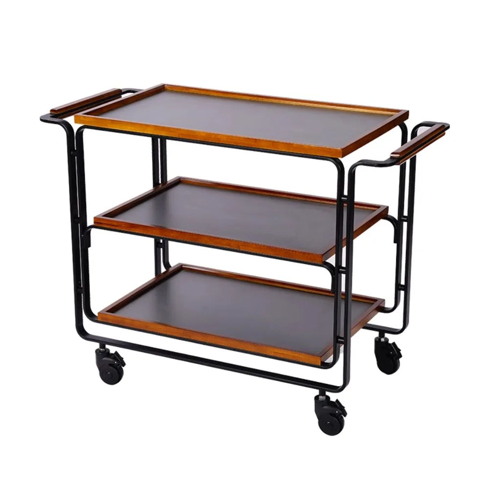 

Multifunctional mobile cooking cart cassette stove hotel multifunctional dining cart