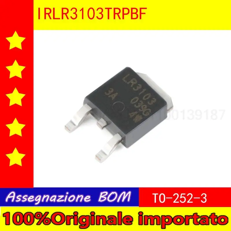 Home furnishings IRLR3103TRPBF the TO - 252-3 30 v/N channel 55 a patch MOSFET