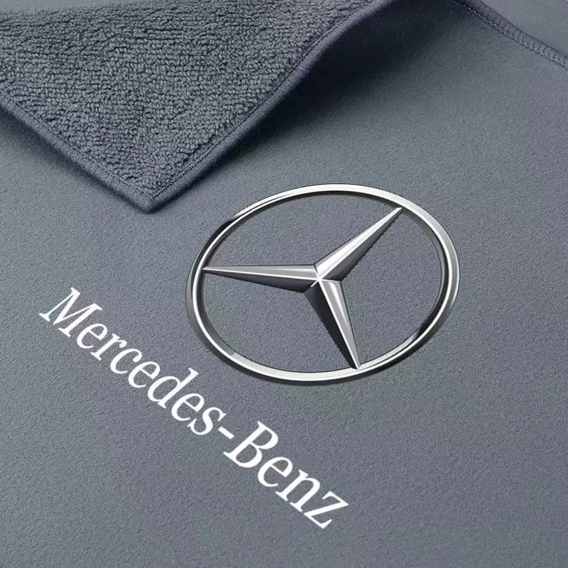 منشفة تنظيف السيارة من المايكروفايبر ، قماش تجفيف ناعم سميك ، منشفة غسل الجسم ، مرسيدس بنز AMG ، GLC ، GLB ، GLB ، gla ، CLA ، W206 ، W204 ، W205