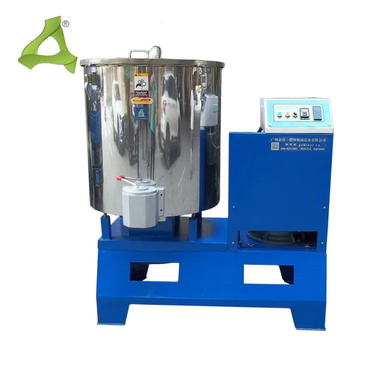 High Speed Powder Granulator Mixer 50kg Industrial Batch Plastic Compound Vertical Mixer Plastics Heating and Mixing Machine