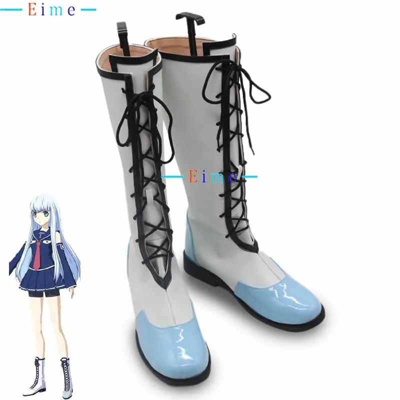 

Iona Обувь для косплея Обувь из искусственной кожи Хэллоуин Карнавальные ботинки Аниме Арпеджио из синей стали Аксессуары Реквизит для косплея на заказ