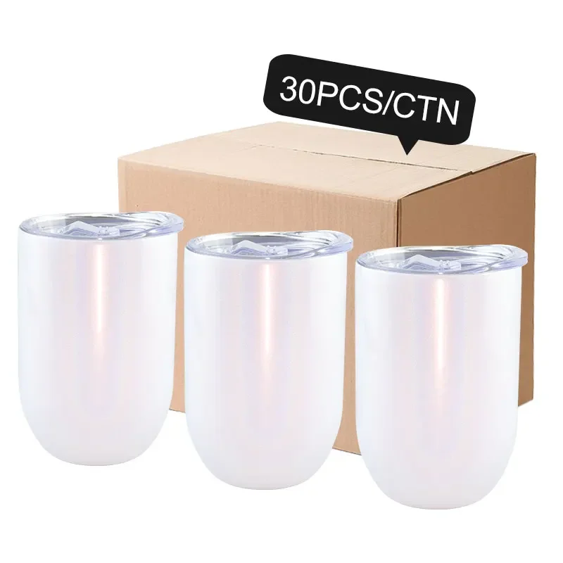 USA warehouse vasos termicos sublimation blank 12 oz double walled stainless steel wine tumbler coffee cups