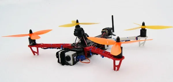 REPTILE500 KK MK MWC APM FLYCAT 4-axial DIY Frame W/Gopro Gimbal (Camera Mount) Quad-Copter Frame Friber Glass MultiCoptor 500mm