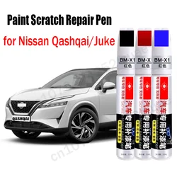 Car Paint Scratch Repair Pen for Nissan Qashqai Juke Accessories Black White Red Blue Gray Silver