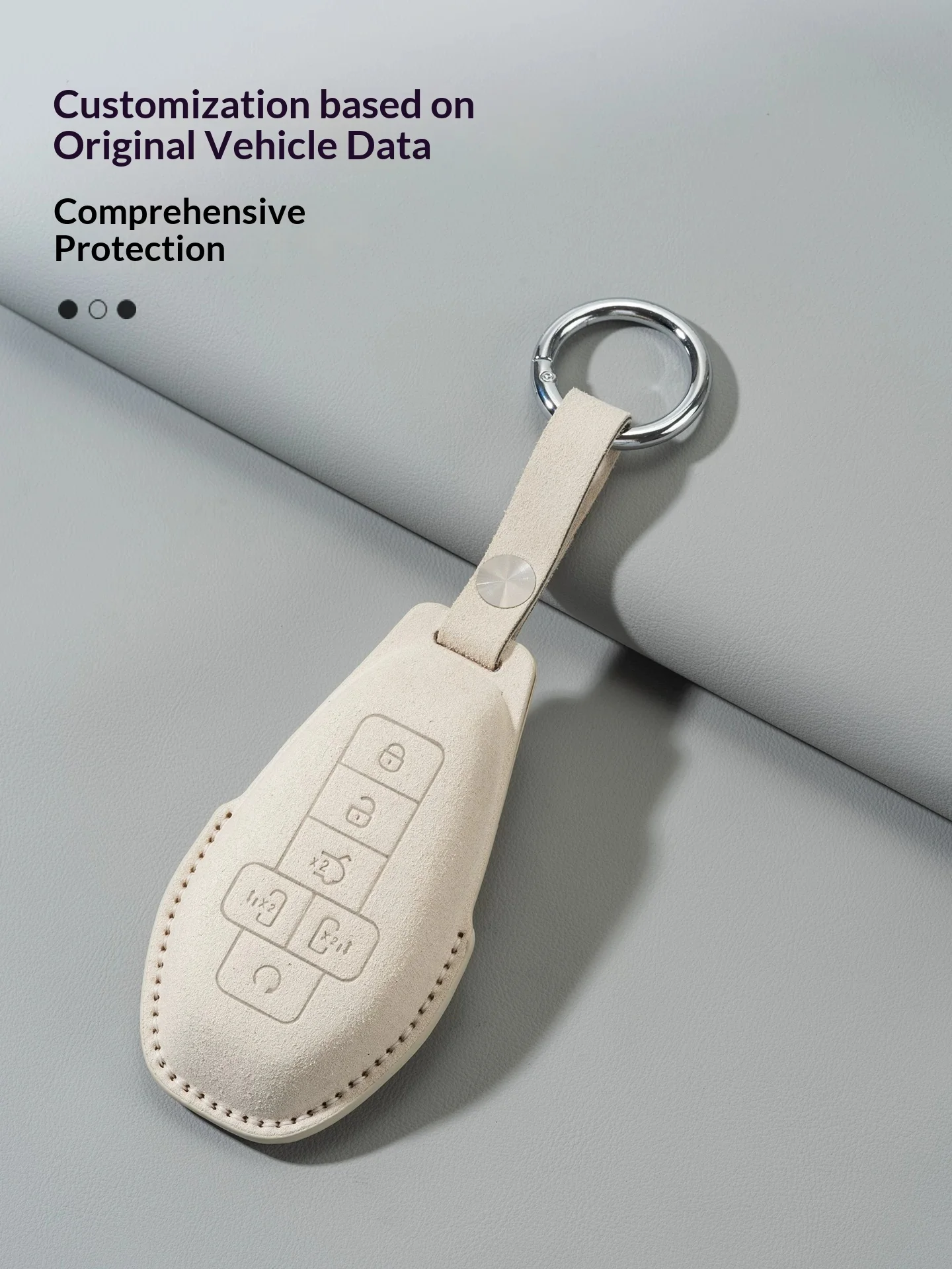 Car Key Cover for Denza D9 2nd Generation 2022-2026 Smart Key Protective Cover All Inclusive Scratch Resistant Car Accessories