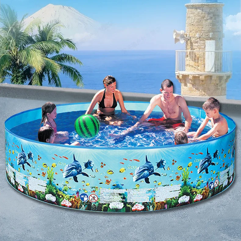 Large Outdoor Family Swimming Pool Circular Thickened Non Inflatable Ocean Ball Pool Children\'s Baby Swimming Pool Household Use