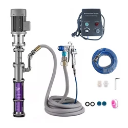 3.0KW Brushless Motor Multifunctional Portable Real Stone Spraying Machine Putty Coating Device High Pressure Wall Paint Sprayer
