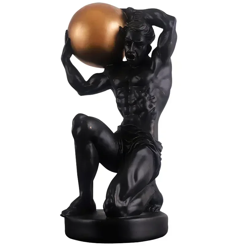 Nordic Body Building Figuras Decorativas Resin Ornaments Home room Desktop Sculpture Crafts Bookcase Club Figurines Decoration