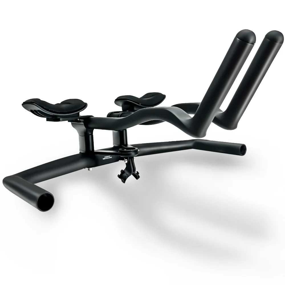 Carbonfaser-Lenkerverlängerungen mit Einstellbarer Höhe & Winkel, TT-Lenker in Schaufelform für Triathlon-Fahrräder – Detail 16