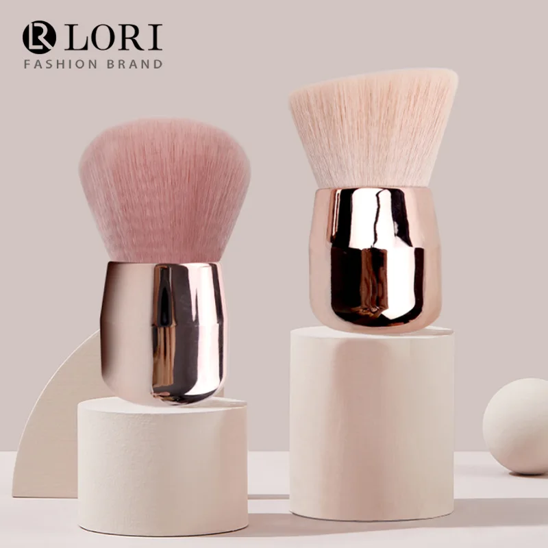 

Новая круглая головка с косой головкой, портативная кисть для макияжа, кисть для румян, медовая пудра, рассыпчатая кисть для пудры, инструменты для макияжа, производители w