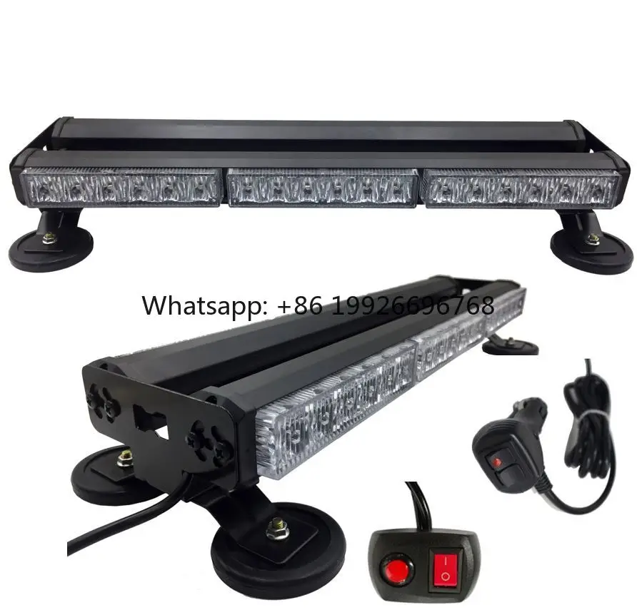 

Magnet Roof Mount Two Sides Led Light bar Led Strobe bar Light Car Tractor Wreck Truck Emergency Led Flash Strobe Lightbar