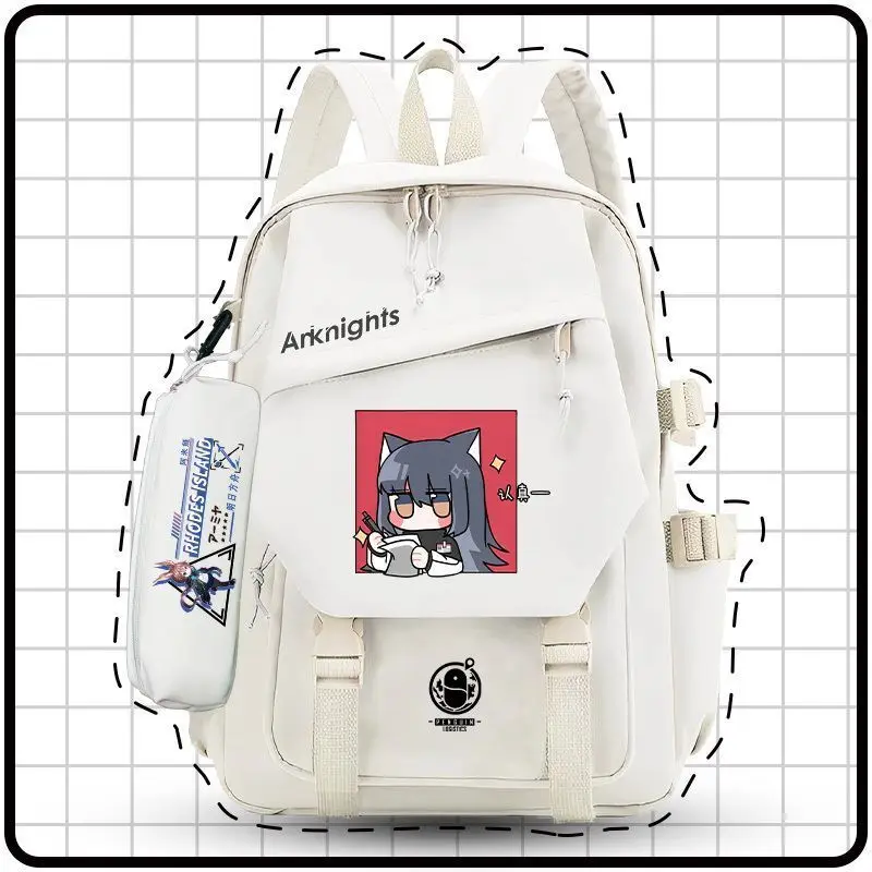 Arknights Merchandise Collaboration Junior High School Backpack Lightweight Fourth Fifth Sixth Grade Double Shoulder Bag Large A