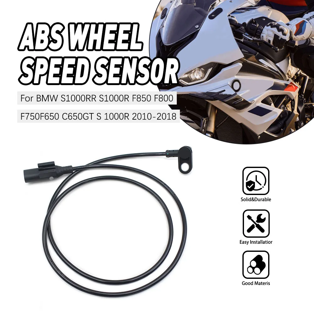

Motorcycle Accessories ABS Wheel Speed Sensor For BMW S1000RR S1000R F850 F800 F750 F650 C650GT S 1000R 2010-2018