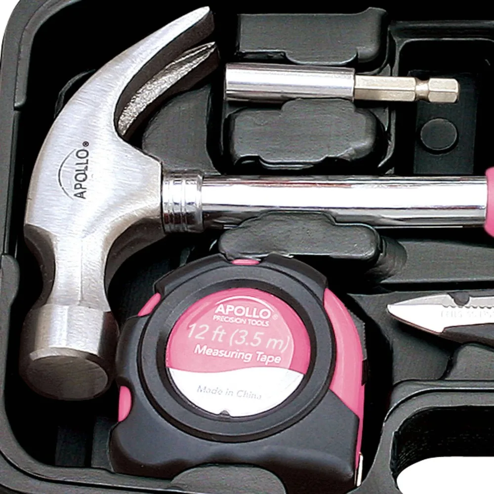 Apollo Precision Tools DT9706P Juego de herramientas de 39 piezas, rosa