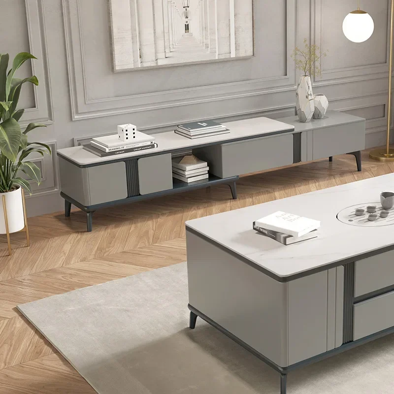 

Corner Tv Stand Farmhouse Holder Vintage Floor Cabinet Furniture Salon Set Offer Aesthetic Mueble Salon Unit Living Table Tray