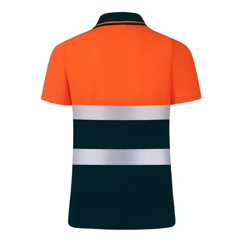 Safety Polo Shirts High Visibility Reflective Shirts Construction Work Shirts for Men