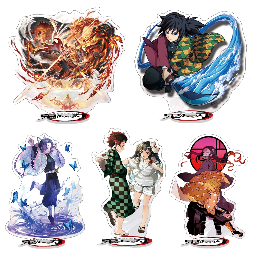 

Anime Demon Slayer Stand Acrylic Figure Kamado Tanjirou Tomioka Giyuu Desktop Model Ornament Peripherals Collection Fans Gifts
