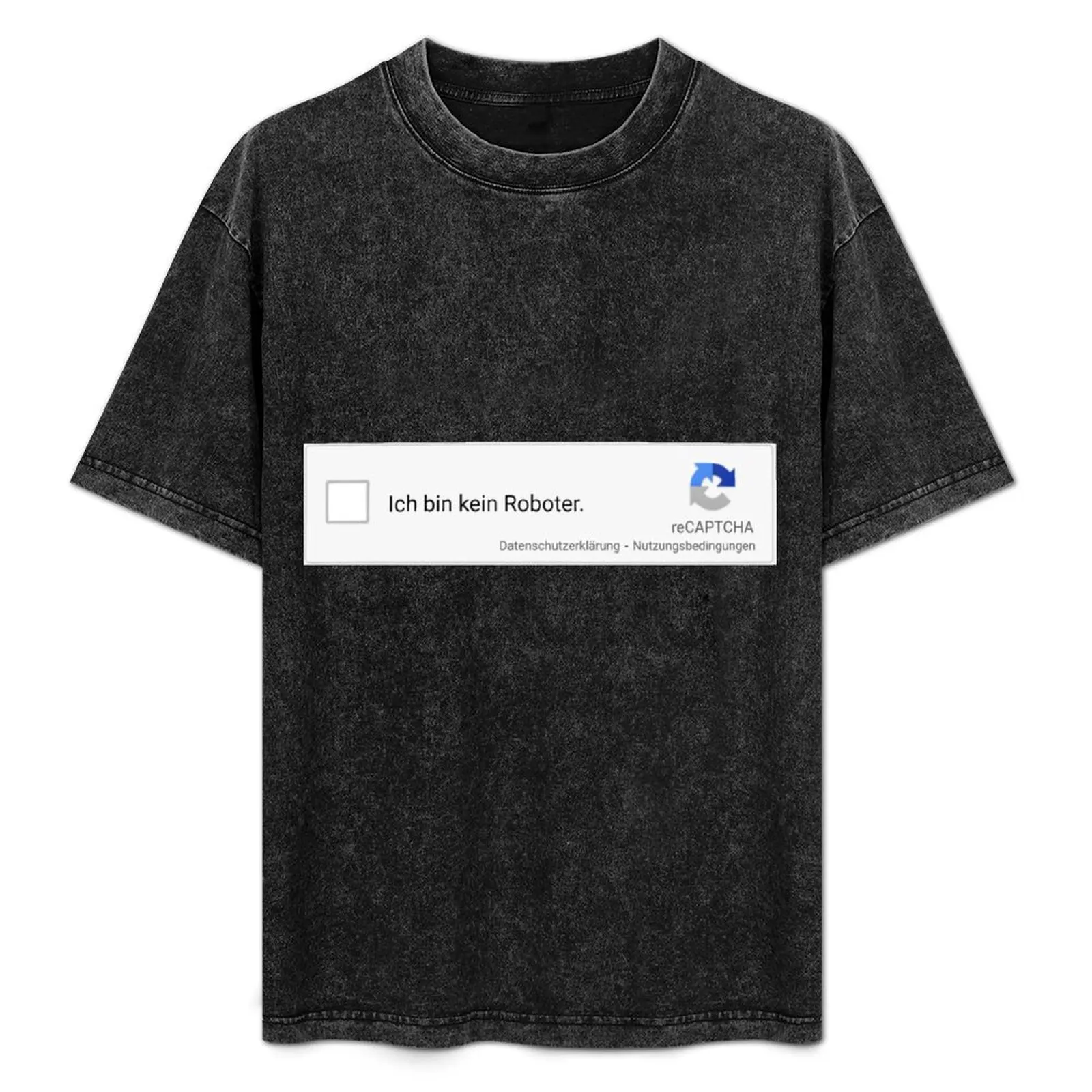 Ich bin kein Roboter - reCAPTCHA T-Shirt oversizeds cheap stuff mens plain t shirts