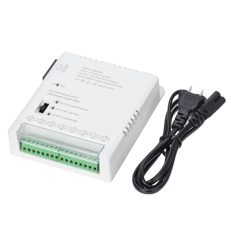 VVNB-CCTV 카메라 전원 공급 장치 분배 전원 공급 장치 90V-264VAC 입력 - 12V-13.8-15VDC 출력