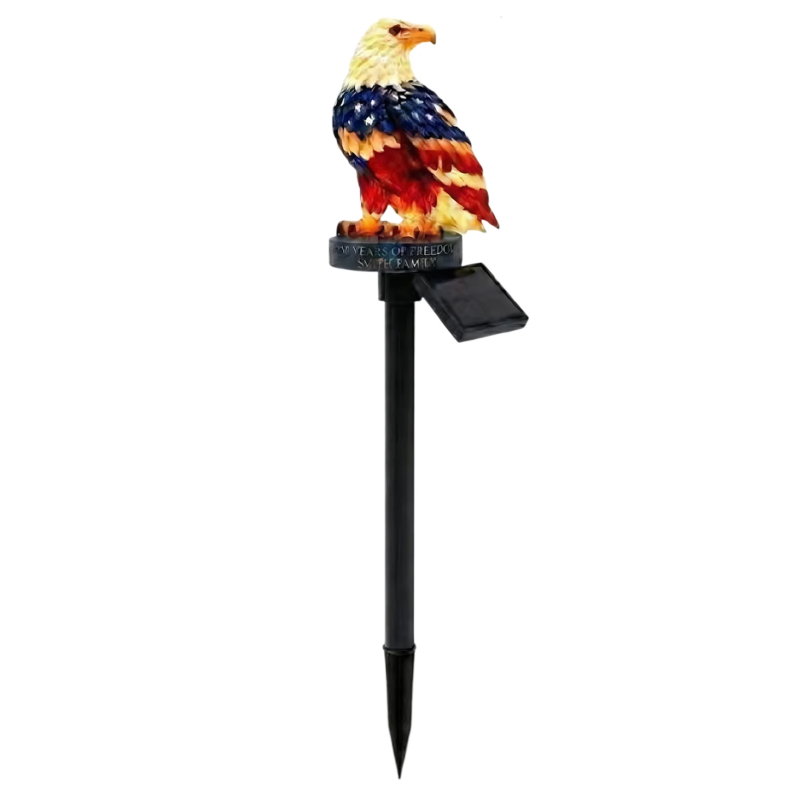 Eagle Solar Lights Waterproof Decorative American Bald Eagle Solar Garden Lights 4th of July Decorations for Yard Patio Lawn