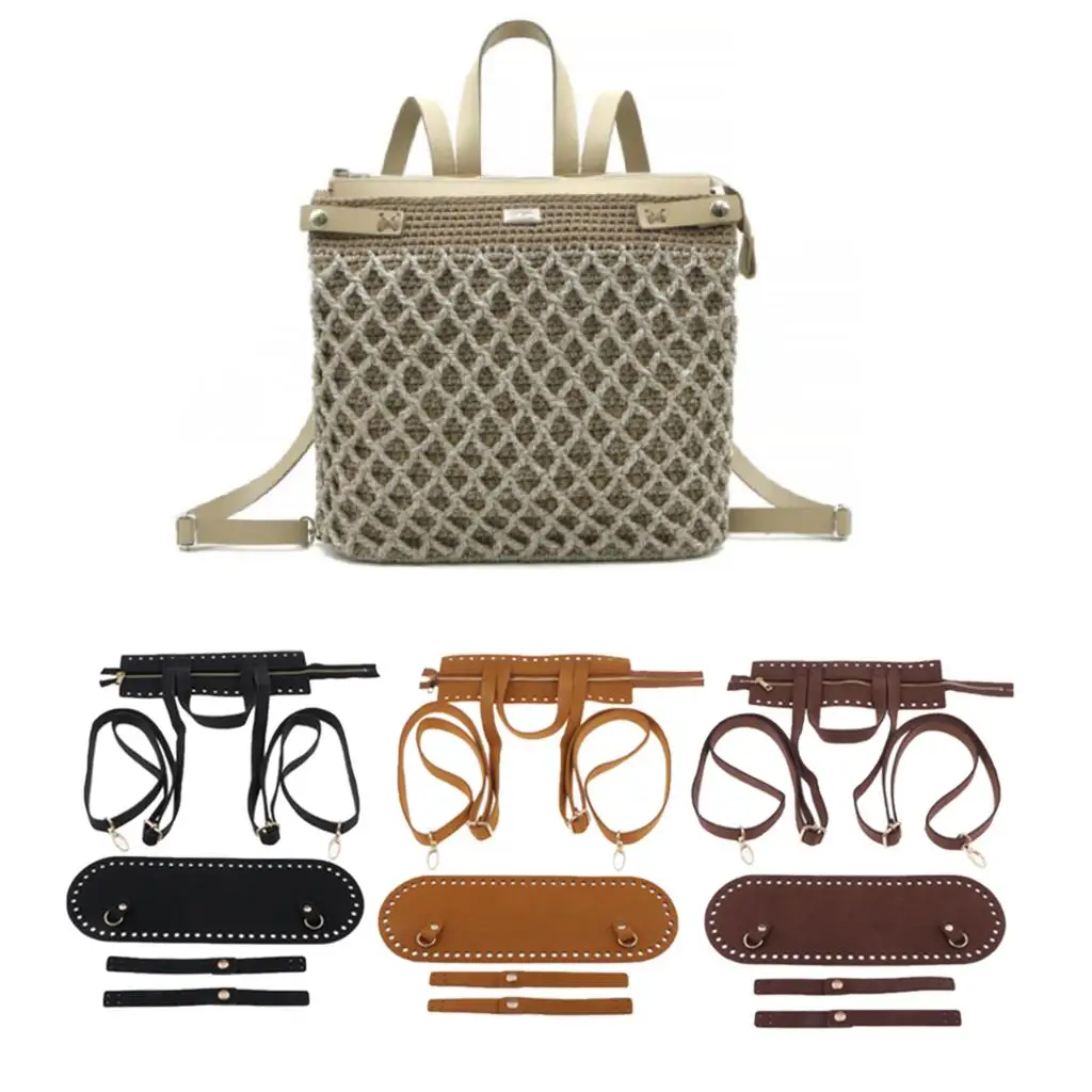 3x/Set Handbag Parts Zipper Closure Weave Bag Handbag Making Accessories