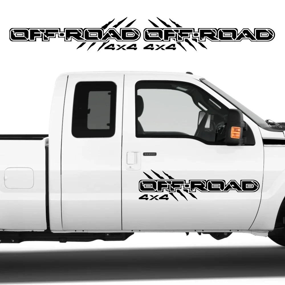 Car Sticker 4x4 Off-Road Claw Graphics Decal for Pickup Truck Door Bed Side Bumper Hood Bonnet Decoration Auto Decor Accessories