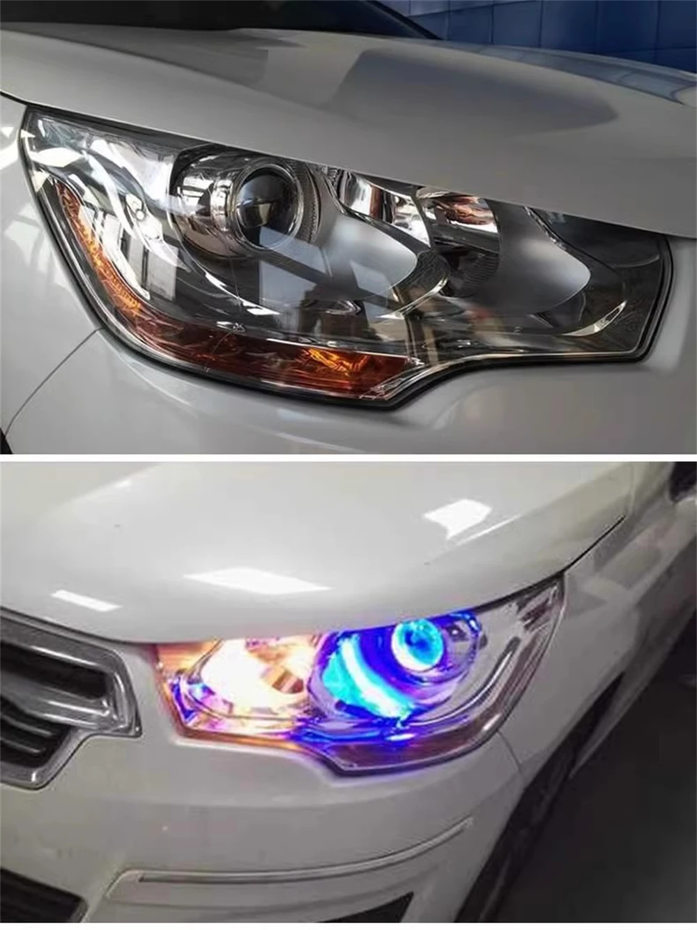 Gruppo faro anteriore a LED per auto per 13-16 Citroen C4L luce di marcia diurna indicatori di direzione accessori per auto