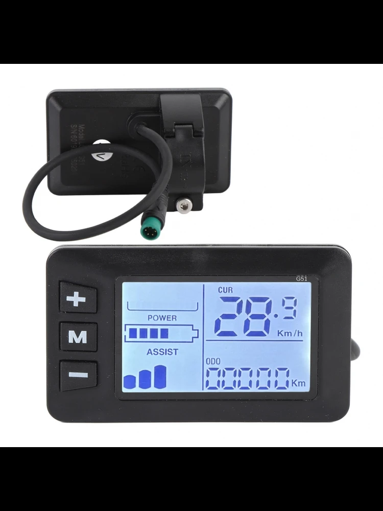 AliExpress Keenso Electric Bike LCD Display Control Panel Bicycle Speedometer Electric Scooter LCD Panel with 5 Pin Connector for Modification