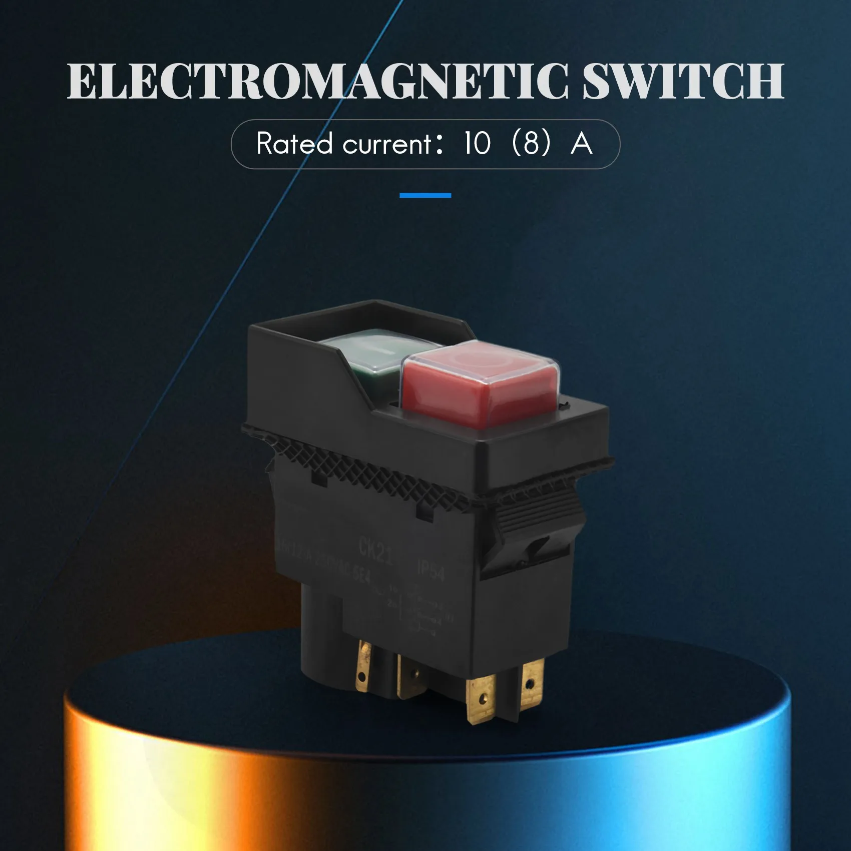 CK21 Interruptor electromagnético para mezcladores de cemento y hormigón 240V