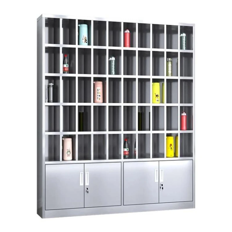 

Stainless steel water cup holder Staff water cup Teacup storage cabinet Workshop water cup storage cabinet