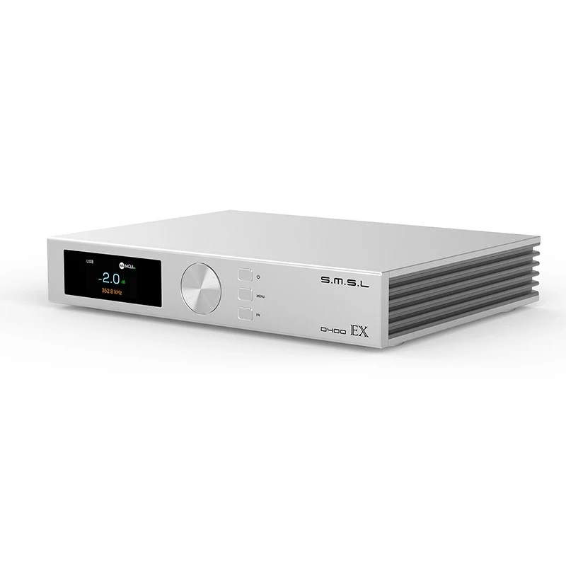 SMSL D400EX AUDIO DAC 1*AK4191 2*AK4499EX OPA1612A LME49720 XU316 MQA-CD DSD512 32bit/768kHz Blutetooth I2S With Remote Control
