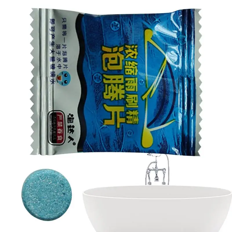 Windscreen Washer Tablets Concentrated Automotive Wiper Cleaning Solid Tablets Glass Cleaner Solution Fluid For Bathrooms