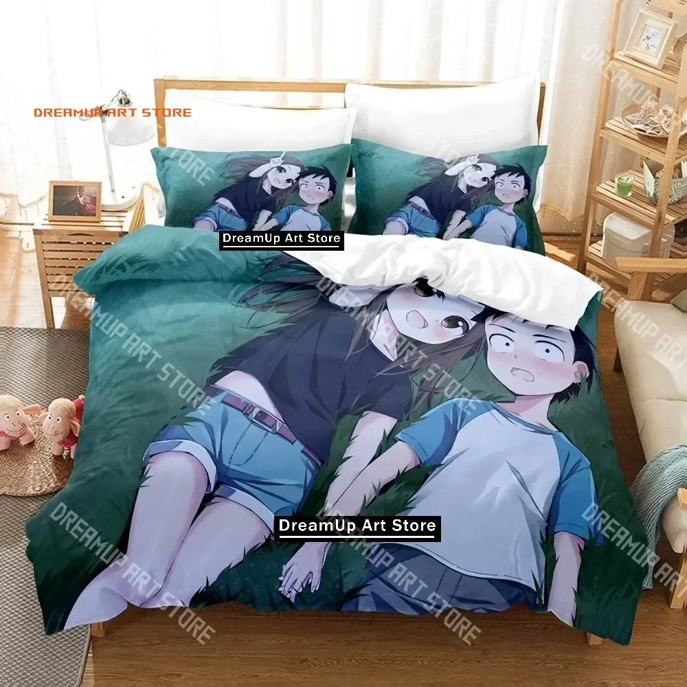2026 2025 Karakai Jouzu No Takagi-san Bedding Set Single Twin Full Queen King Size Bed Set Adult Kid Bedroom Duvetcover Sets Ani
